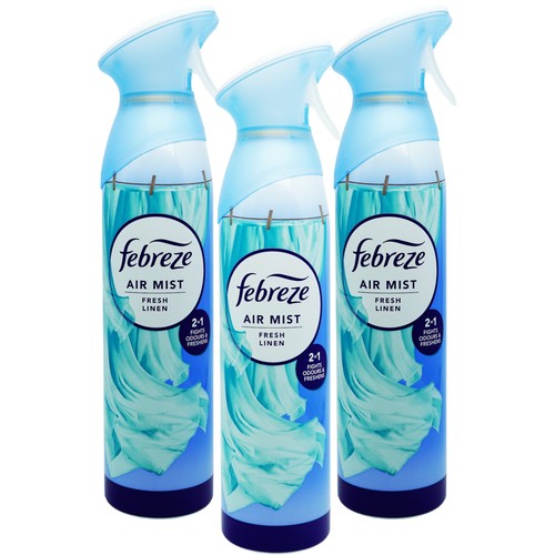 Febreze air freshener spray - 3x,