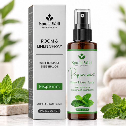 Peppermint room linen spray - peppermint,